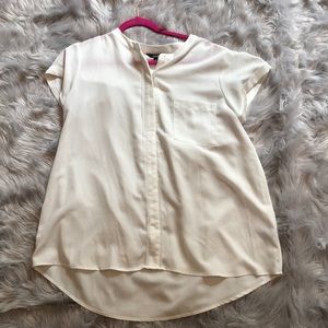 simply vera by vera wang cream blouse